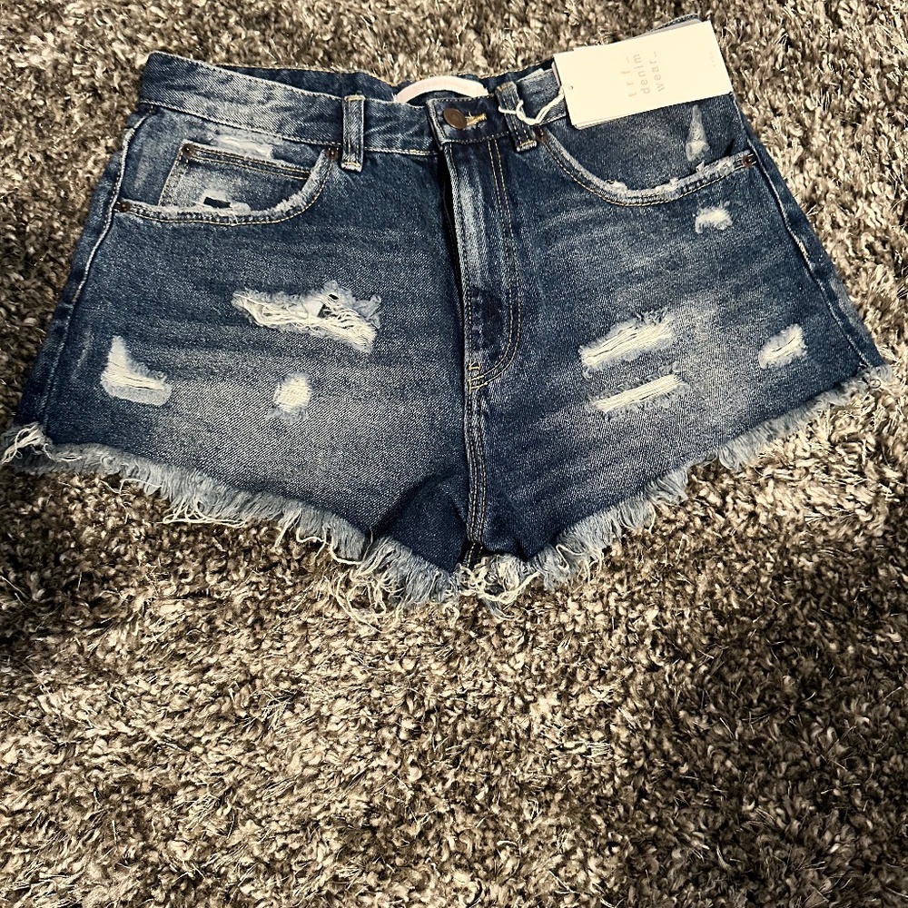 Denim shorts
